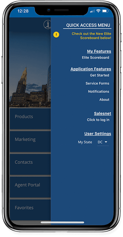 picture of Elite status on the agent app