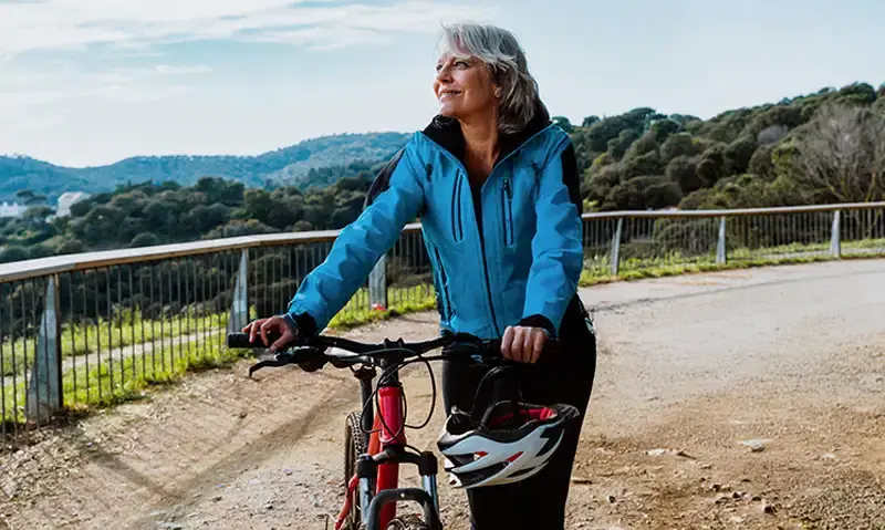 Retiree playing the guitar