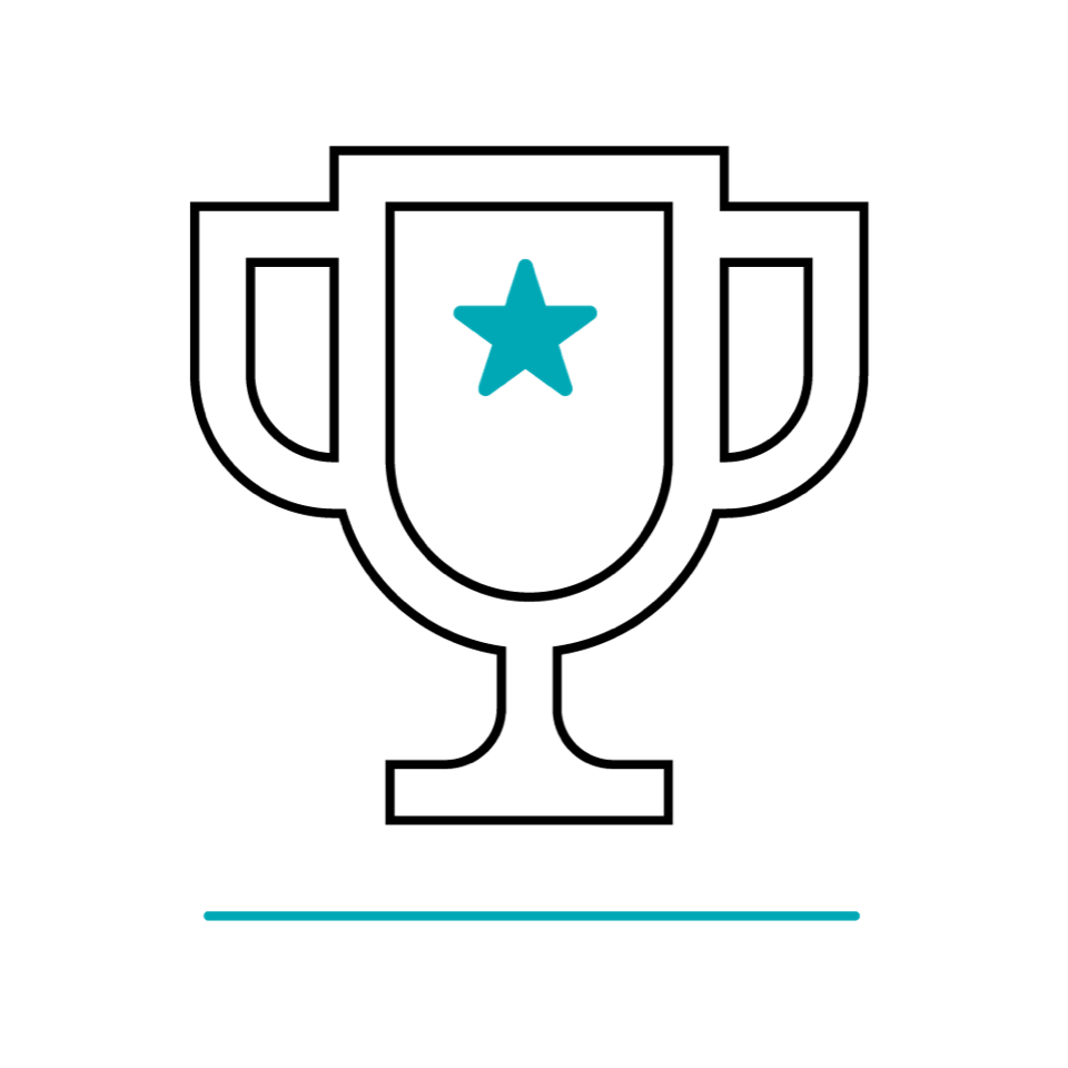 Trophy flxing icon Trophy icon