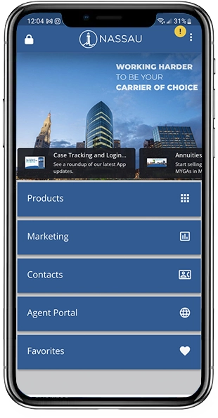 Nassau Agent App