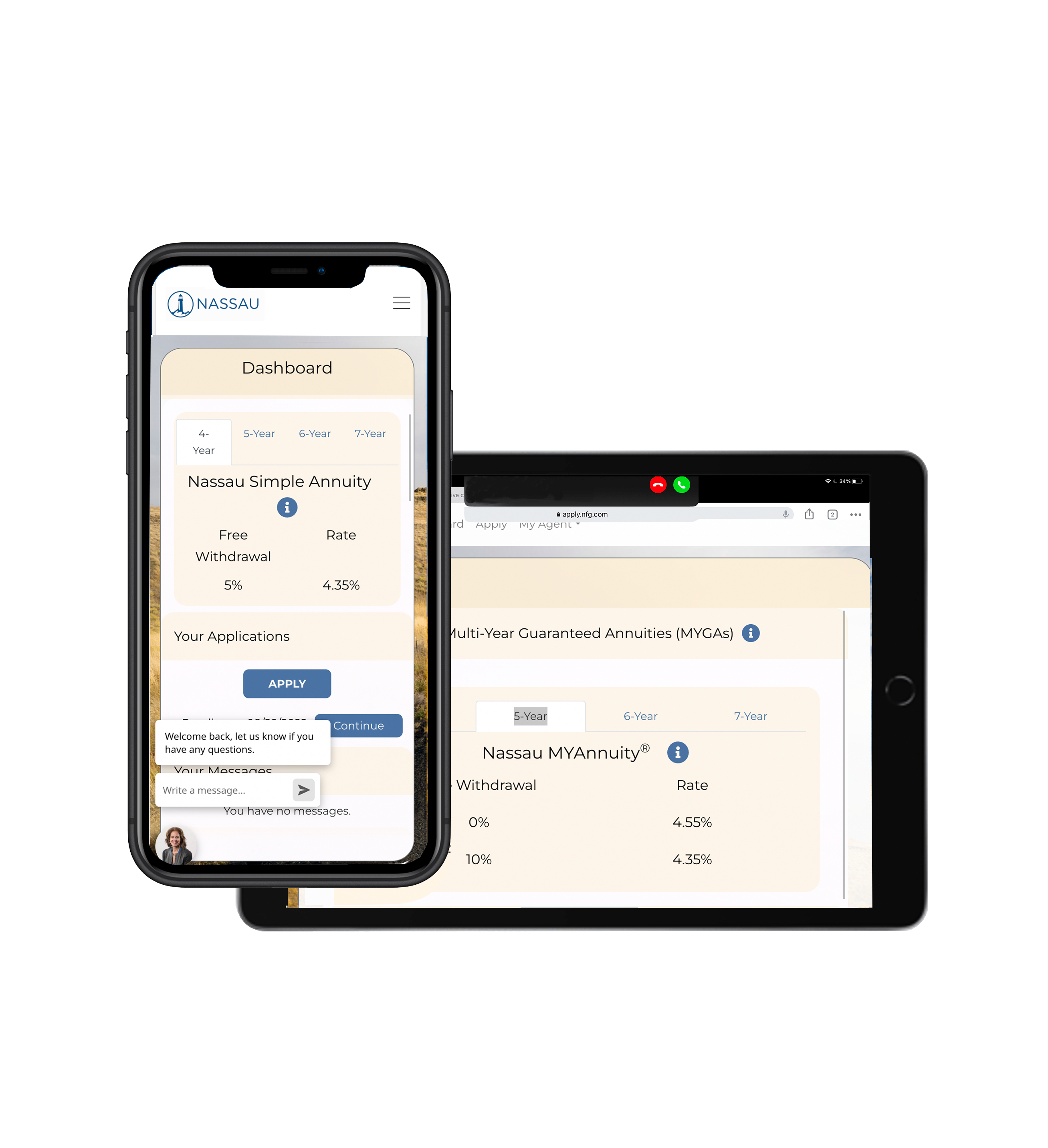 Nassau simple annuity app mobile website step 2a image Nassau simple annuity app mobile website step 2a image