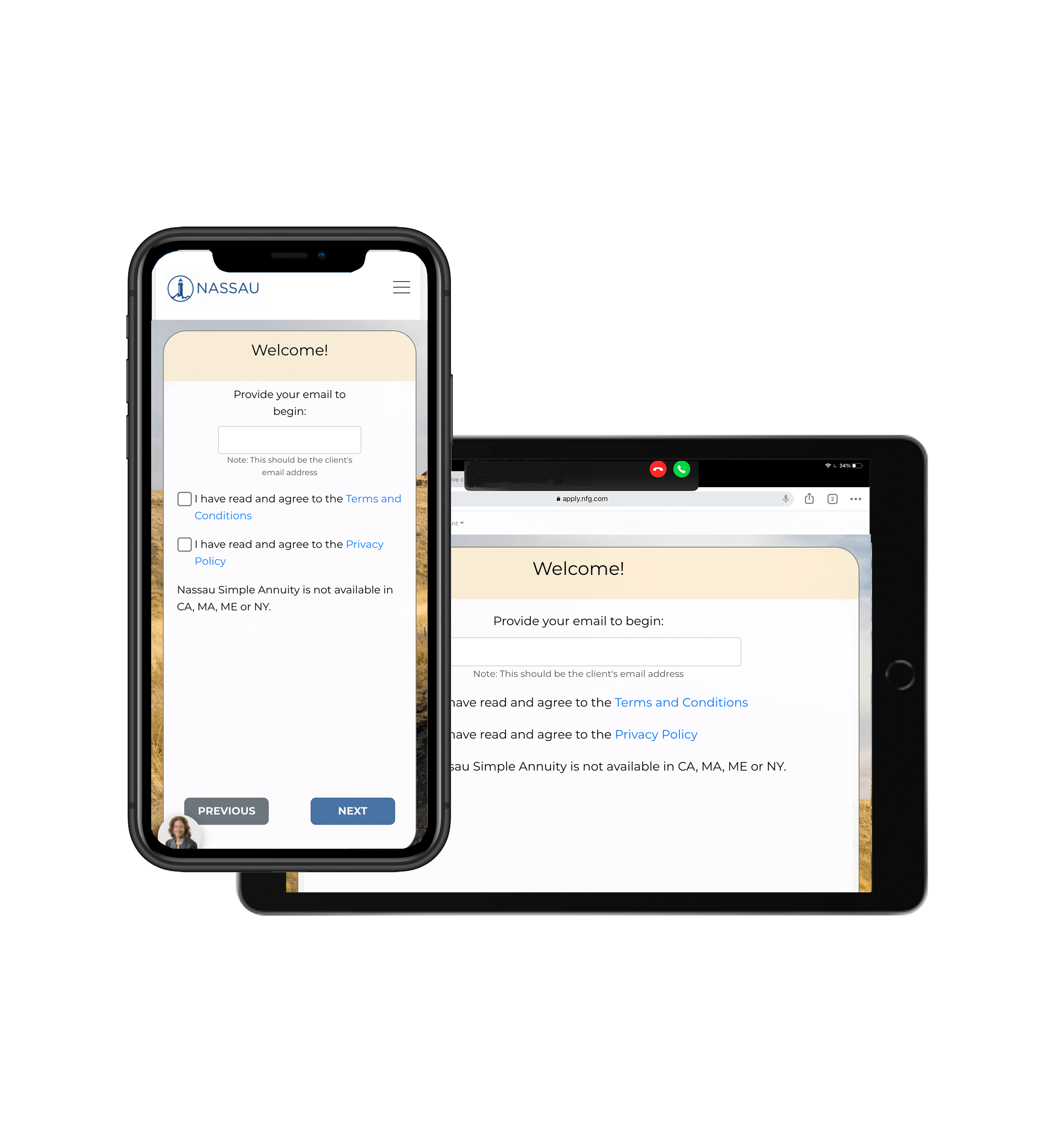 Nassau simple annuity app mobile website step 2 image Nassau simple annuity app mobile website step 2 image